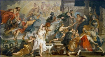 ピーター・パウル・ルーベンス Painting - ハインリヒ 4 世の死とピーター・パウル・ルーベンスの摂政宣言